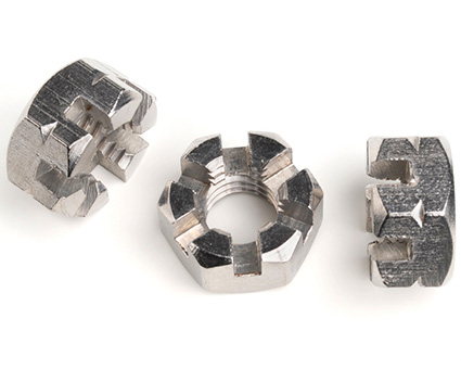 Stainless Steel Hexagon Castle Nuts Thin Type