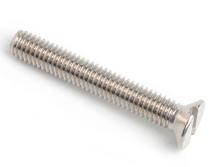2-56 X 3/4 SLOT CSK MACHINE SCREW ANSI B18.6.3 A2 ST/ST