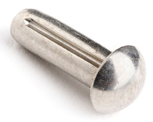 2 X 5 GROOVE PIN WITH ROUND HEAD (GP6) DIN 1476 A1 ST/ST