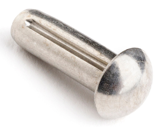 2 X 5 GROOVE PIN WITH ROUND HEAD (GP6) DIN 1476 A1 ST/ST
