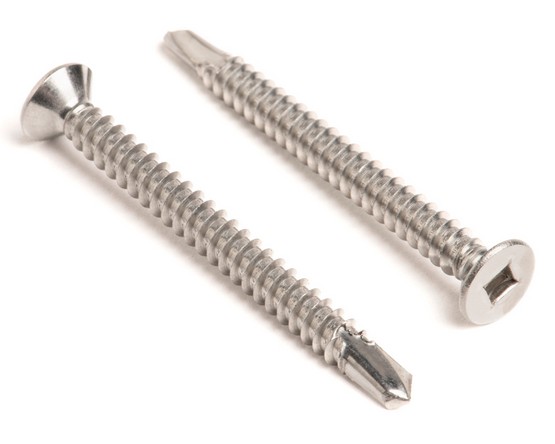 4.2 X 50 SQUARE DRIVE CSK SELF DRILL DIN 7504P A2 ST/ST