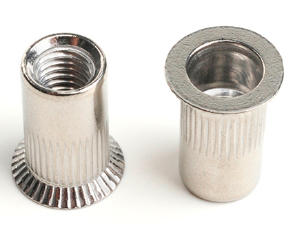 Stainless Steel Countersunk Knurled Insert Nut